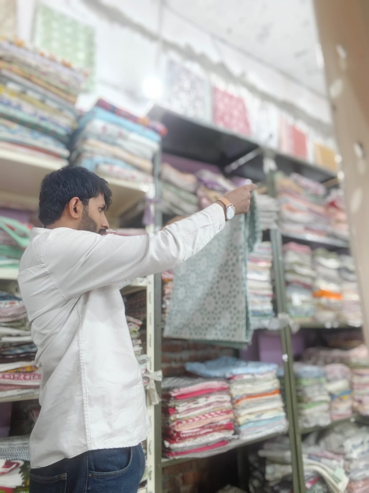 Jaipur textile sourcing and shopping concierge with CJ by Ravi