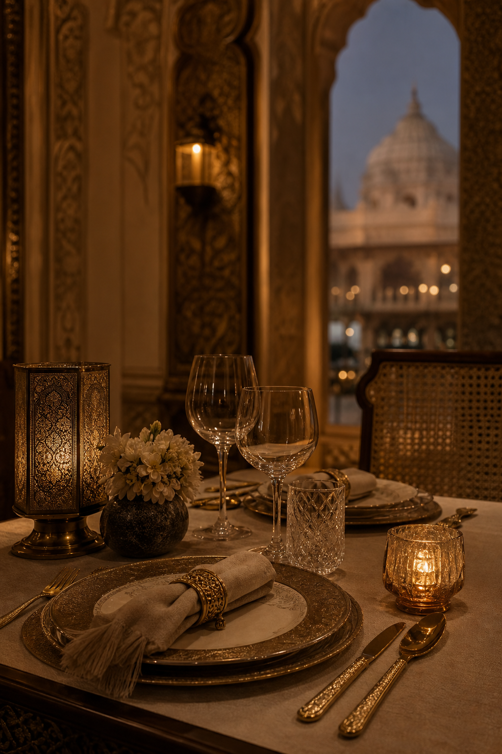 Refined dining setup in Jaipur for concierge restaurant support